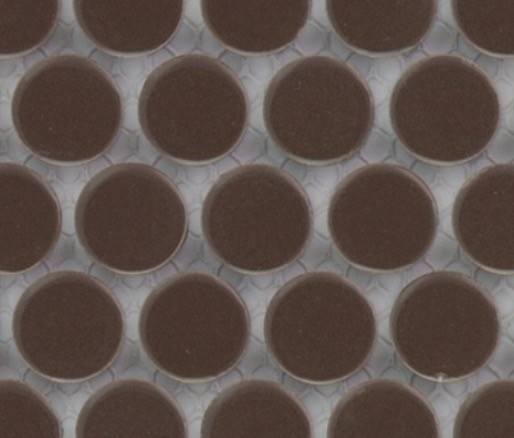 Keramiek rond 19 mm   bruin