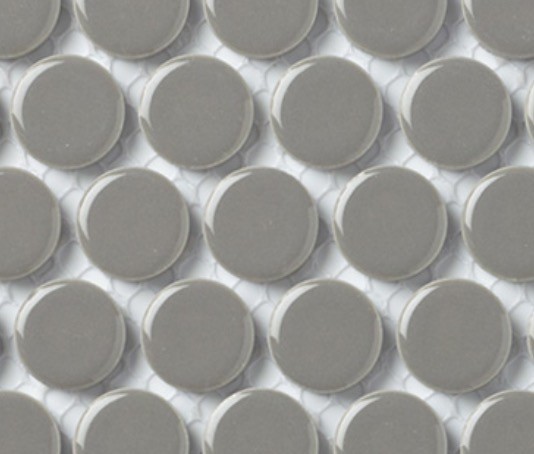 Keramiek rond 19 mm   donker grijs