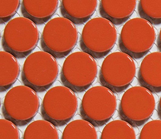 Keramiek rond 19 mm   oranje