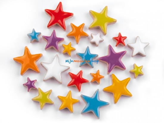 Keramiek sterren - sterrenhemel mix