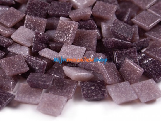 Mozaiek steentjes 1 cm - mix paars