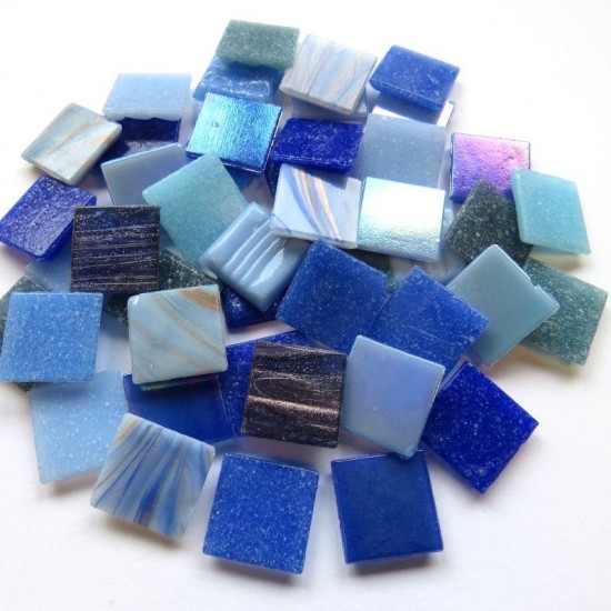 Luxe mix 2 cm   blue ocean