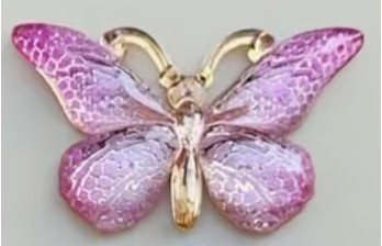 Luxe vlinder roze