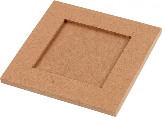 Mdf collagelijst 10x10 cm