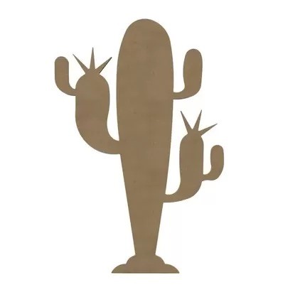 MDF figuur - cactus (29 cm)
