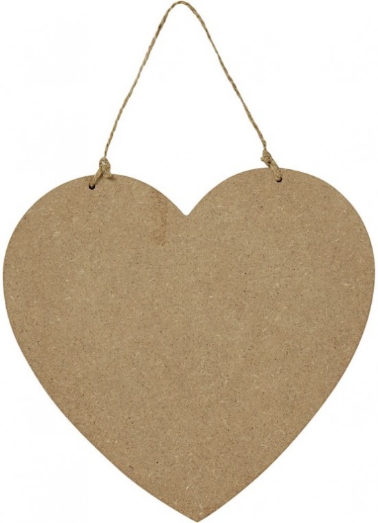 Mdf hanger hart 18 5x19 5 cm
