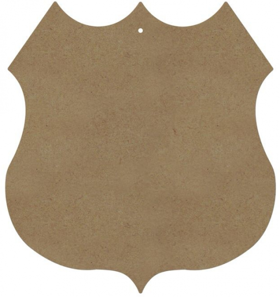 Mdf schild 23x25 cm