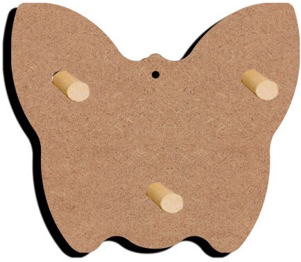 Mdf sleutelbord 15x11 cm