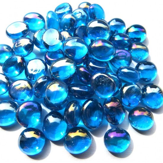 Mini glasparels   4395 turquoise diamant