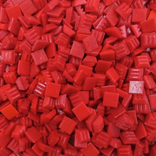 Glas Mozaïeksteentjes Murano 10 mm - rood
