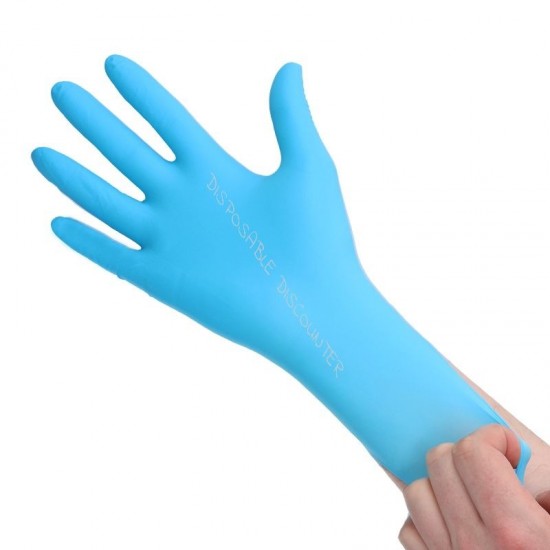 Nitril handschoenen wegwerp gloves handschuhe blauw blue blau soft poedervrij disposable discounter goedkope 31