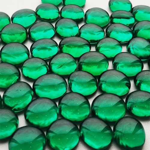 Nuggets transparant esmeraldagroen