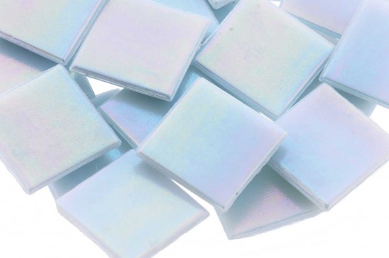 Parelmoer 2 cm   light blue pearl 2