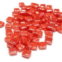 Parelmoer 8mm   106p orange red