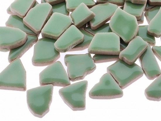 Kermiek mozaïek puzzelsteentjes- mix bruin