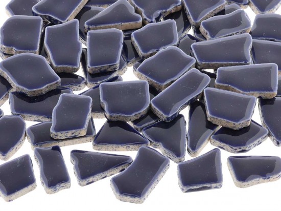 Kermiek mozaieksteentjes -indigo blauw