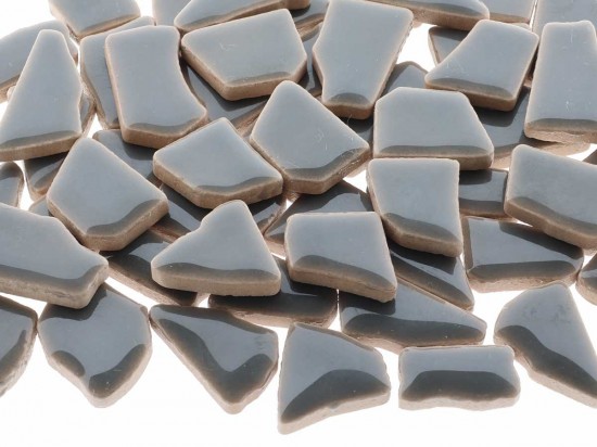 Keramiek puzzelsteentjes - antraciet