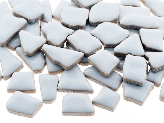 Kermiek mozaieksteentjes - baby blauw