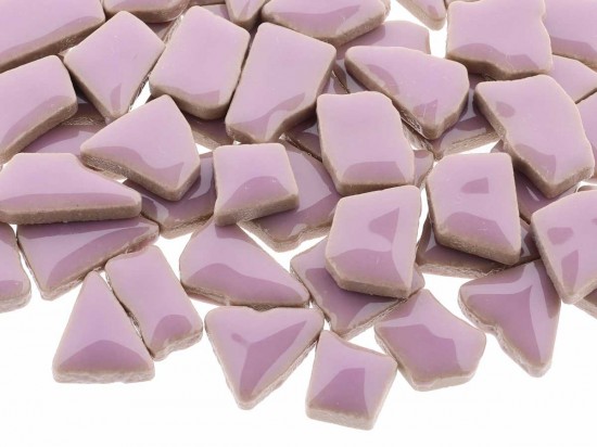 Keramiek puzzelsteentjes - lila