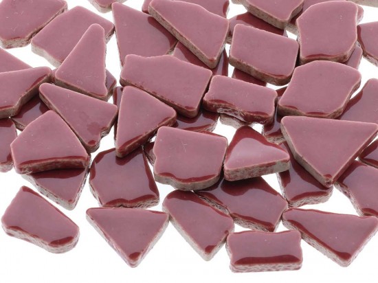 Keramiek puzzelsteentjes - merlot