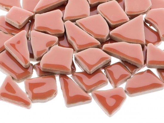 Keramiek puzzelsteentjes - wilde zalm