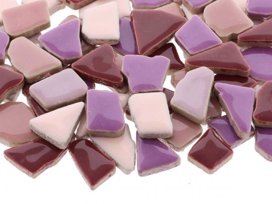 Kermiek mozaïek puzzelsteentjes- mix wilde bloemen