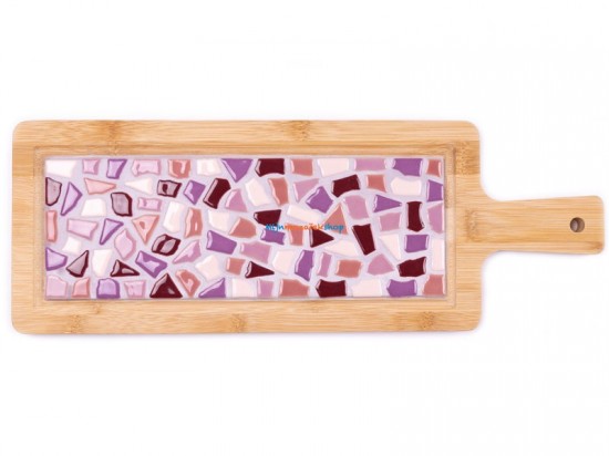 DIY Mozaïekpakket borrelhapjes serveerplank - wilde bloemen