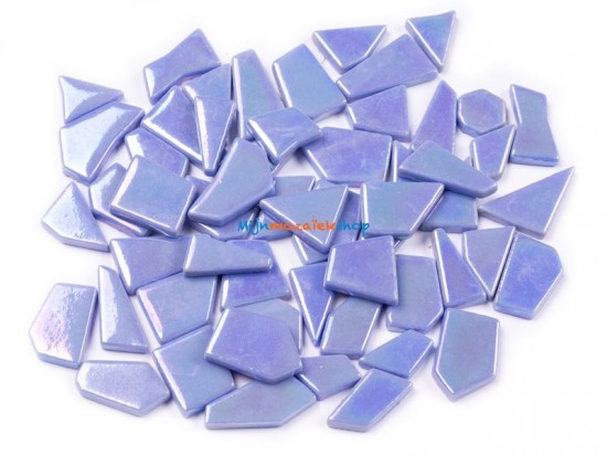 Mozaïek Glas Puzzelstukjes - parelmoer pale blue