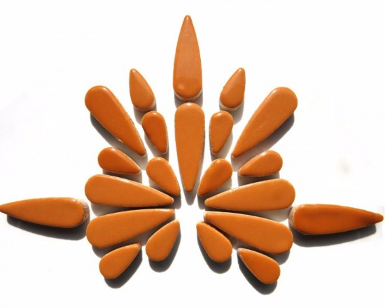 Teardrops Mozaïeksteentjes - bruin