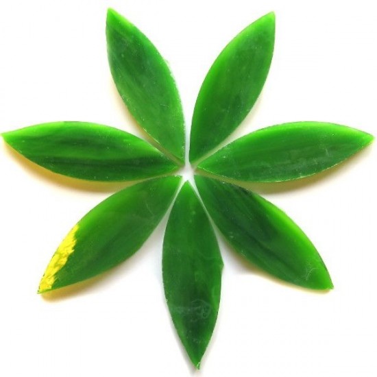 Tiffany bloemblaadjes groot donker groen