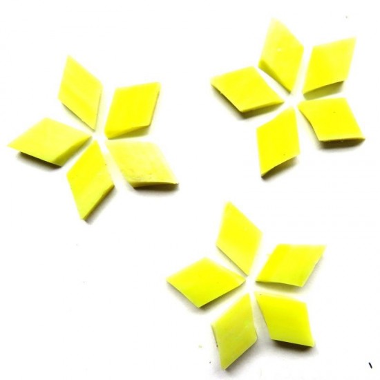 Tiffany glas ruitvorm 17x10 mm   my16s lemongrass