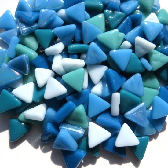 Triangles 10 mm   mix aquaeous
