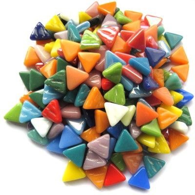 Triangles 10 mm   mix carnival 0