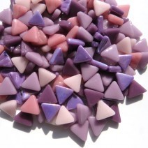 Triangles 10 mm   mix pansy