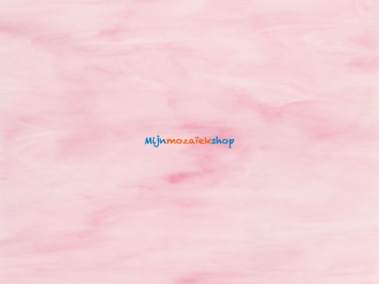 Tiffany glasplaat - roze marmer