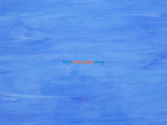 Tiffany glasplaat - hemelsblauw