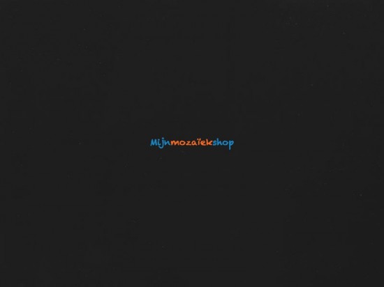 Tiffany glasplaat - zwart opaal