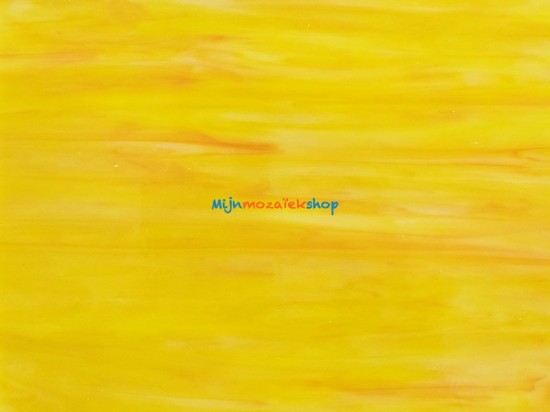 Tiffany glasplaat - geel/oranje