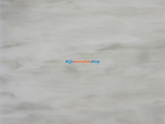 Tiffany glasplaat - licht grijs marmer