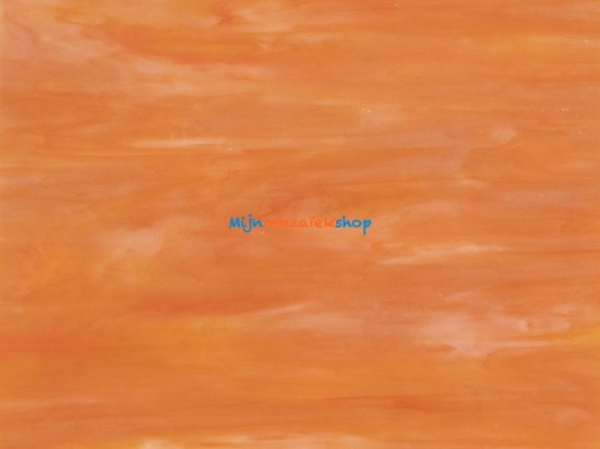 Tiffany glasplaat - tangerine